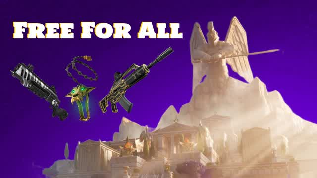 Greek Free-For-All — Fortnite Creative map cover art