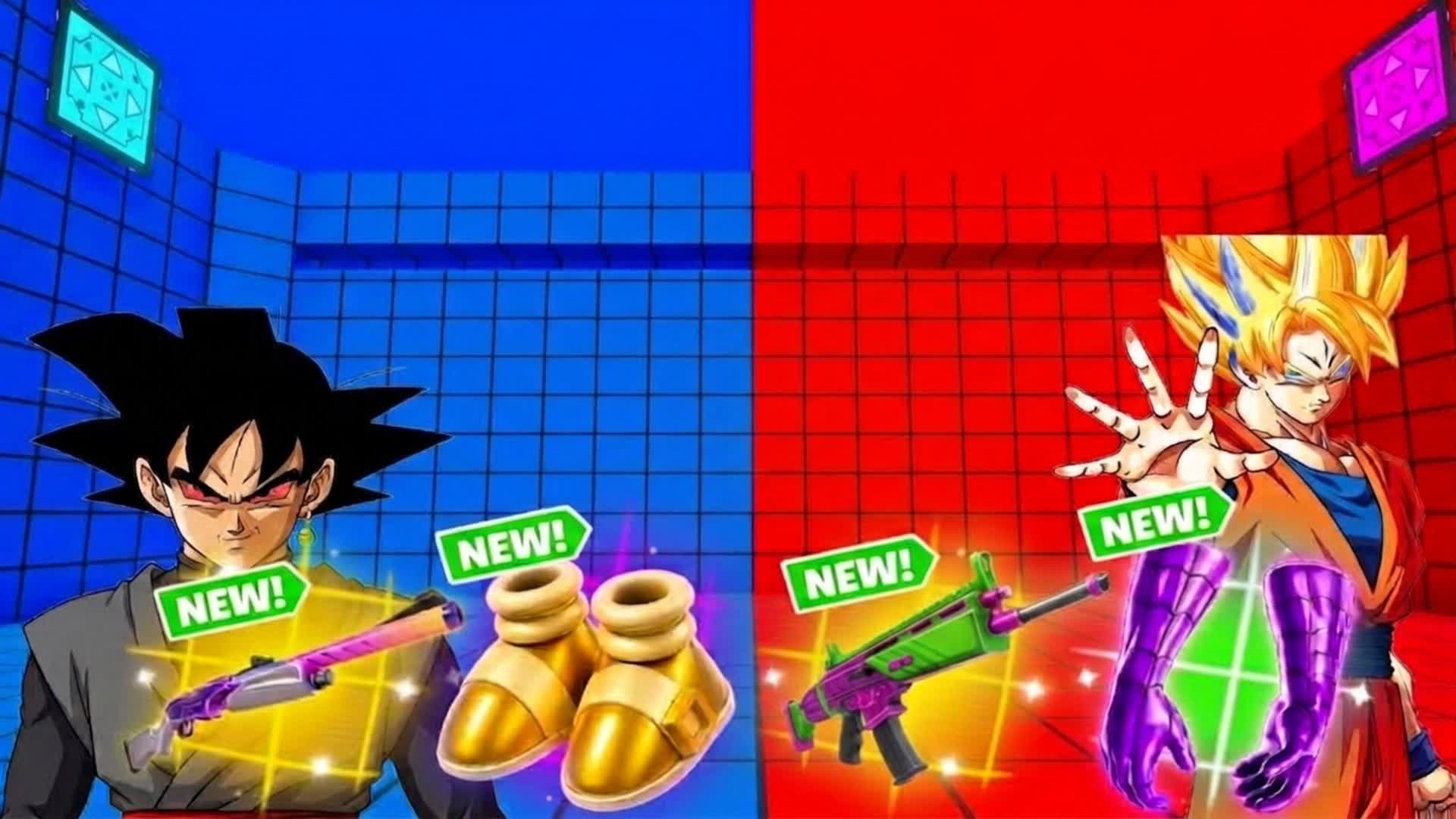 RED VS BLUE DRAGONBALL 🔴🔵 — Fortnite Creative map