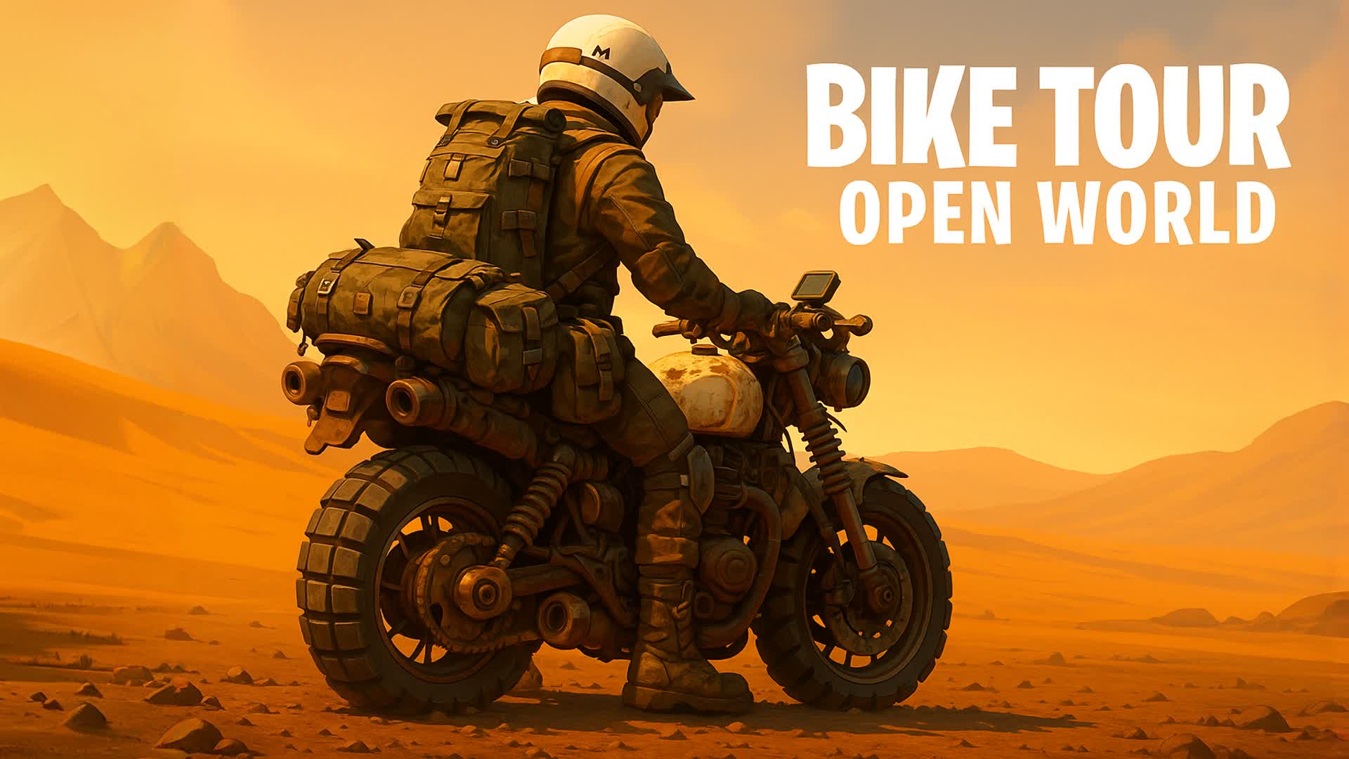 Bike Tour Open World — Fortnite Creative map