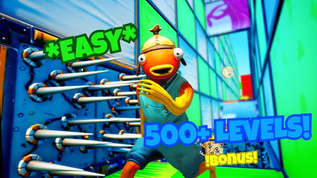 ⭐500+ LEVELS DEATHRUN!⭐ — Fortnite Creative map cover art