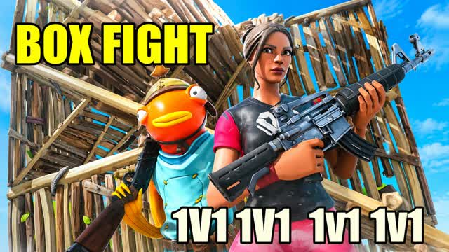 Luck one v one and box fight rank — Fortnite Creative map cover art