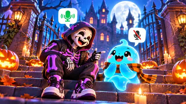 🎃 PROXIMITY CHAT: NIGHT SHIFT — Fortnite Creative map