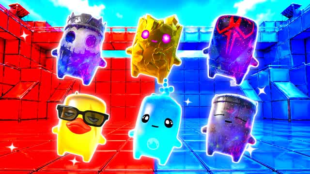 RED VS BLUE AMBER QUARRY 🔴🔵 — Fortnite Creative map