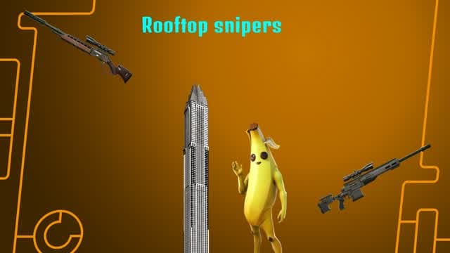 Rooftop snipers — Fortnite Creative map cover art