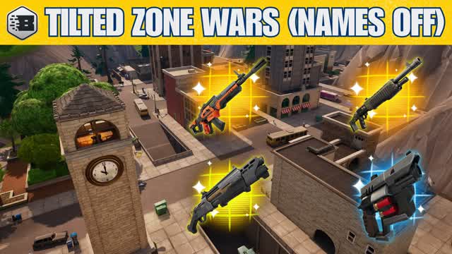 TILTED ZONE WARS de BlackMirrows — Fortnite Creative map cover art