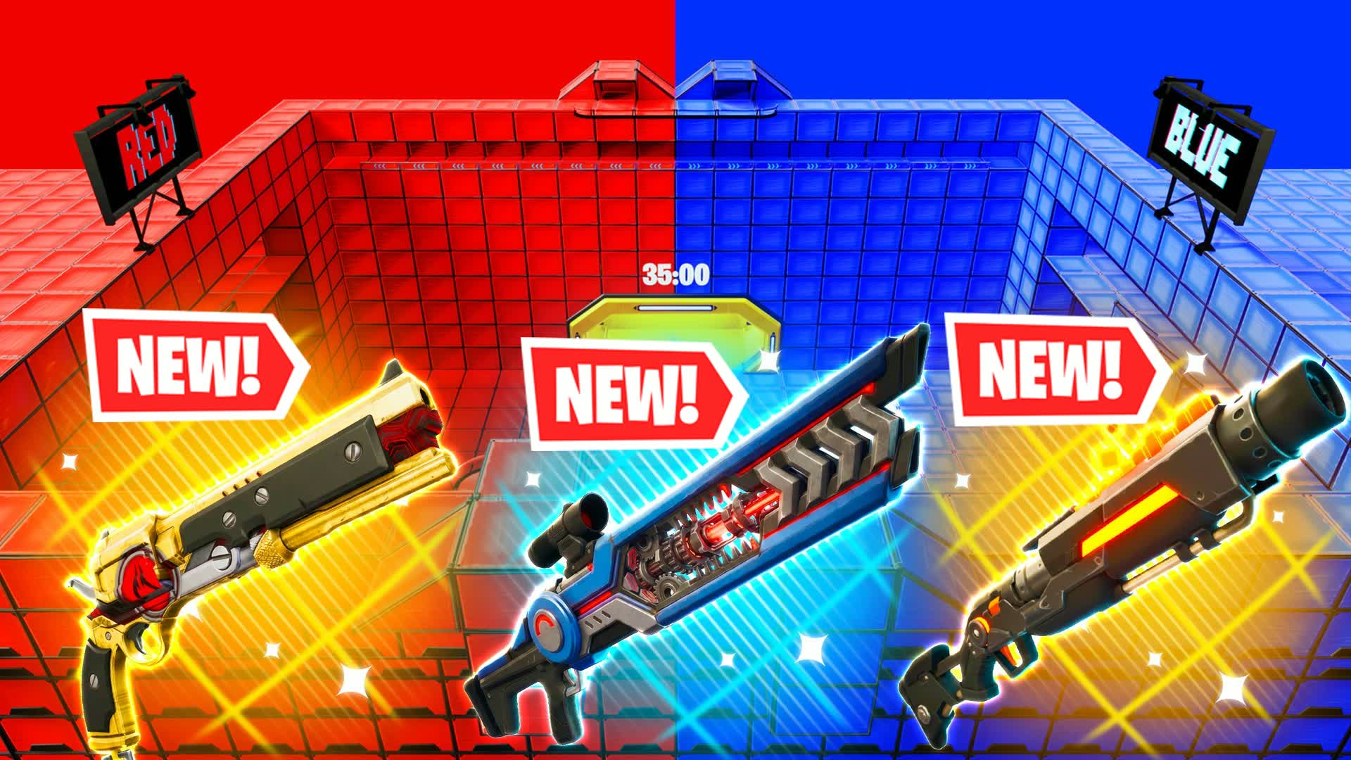 RVB RED VS BLUE — Fortnite Creative map