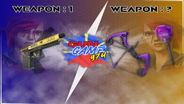 GUN GAME 974 — Fortnite Creative map cover art
