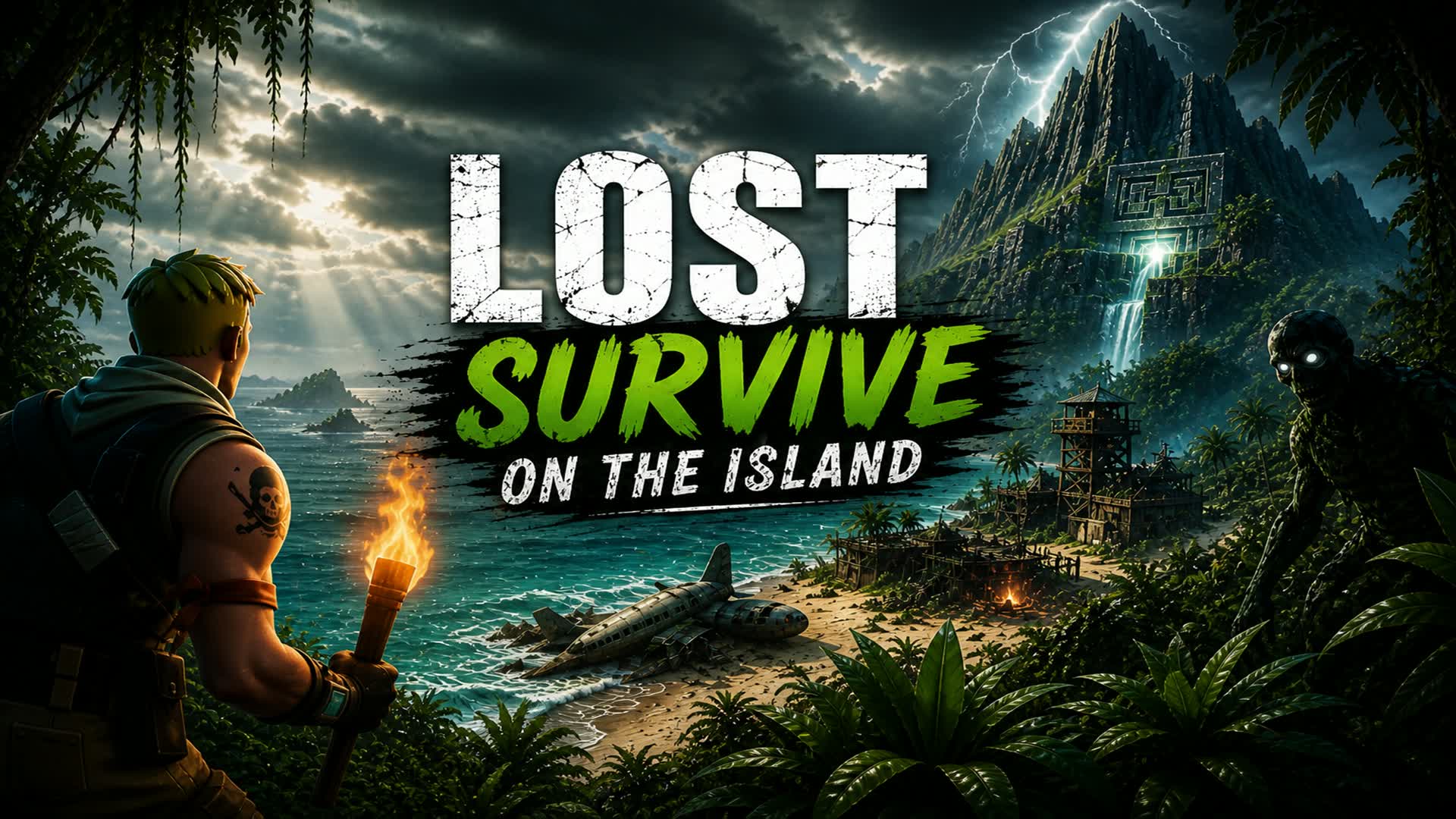 LOST SURVIVAL — Fortnite Creative map