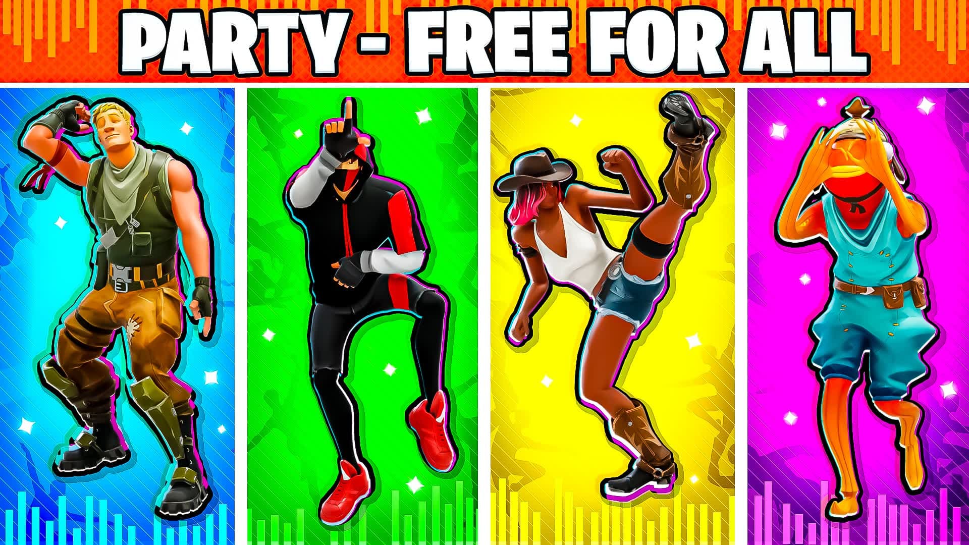 🎶Dance Party - Free For All (FFA)🎶 — Fortnite Creative map
