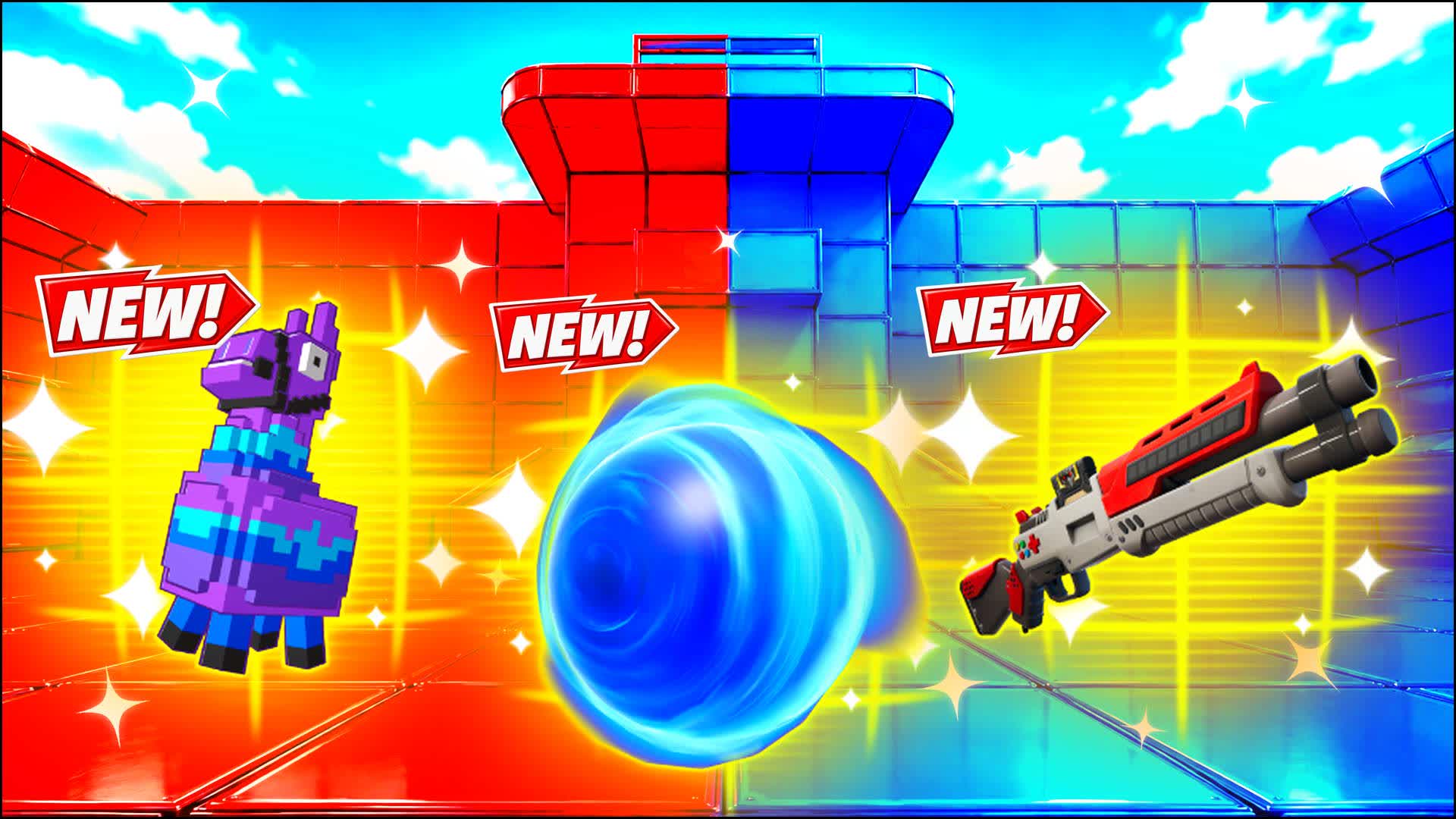 RED VS BLUE HEADLINE 🔴🔵 — Fortnite Creative map