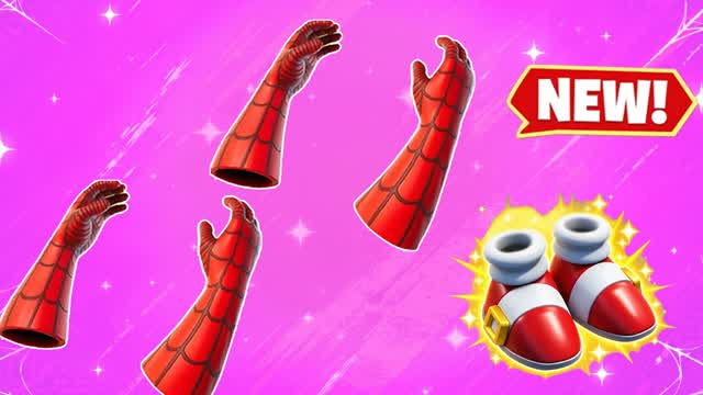 SPIDER-MAN RED VS BLUE WAR 🔴🔵 — Fortnite Creative map cover art