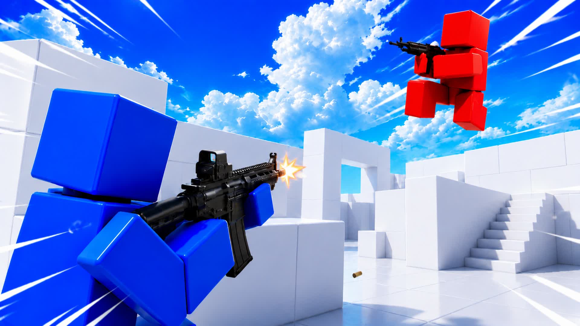RIVALS RED VS BLUE 🔴🔵 ENDLESS BATTLE! — Fortnite Creative map