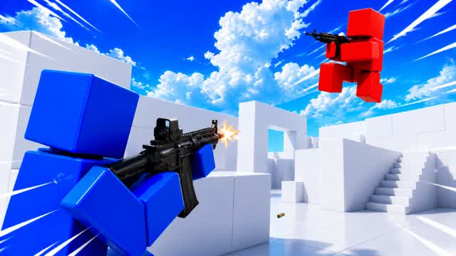 RIVALS RED VS BLUE 🔴🔵 ENDLESS BATTLE! — Fortnite Creative map