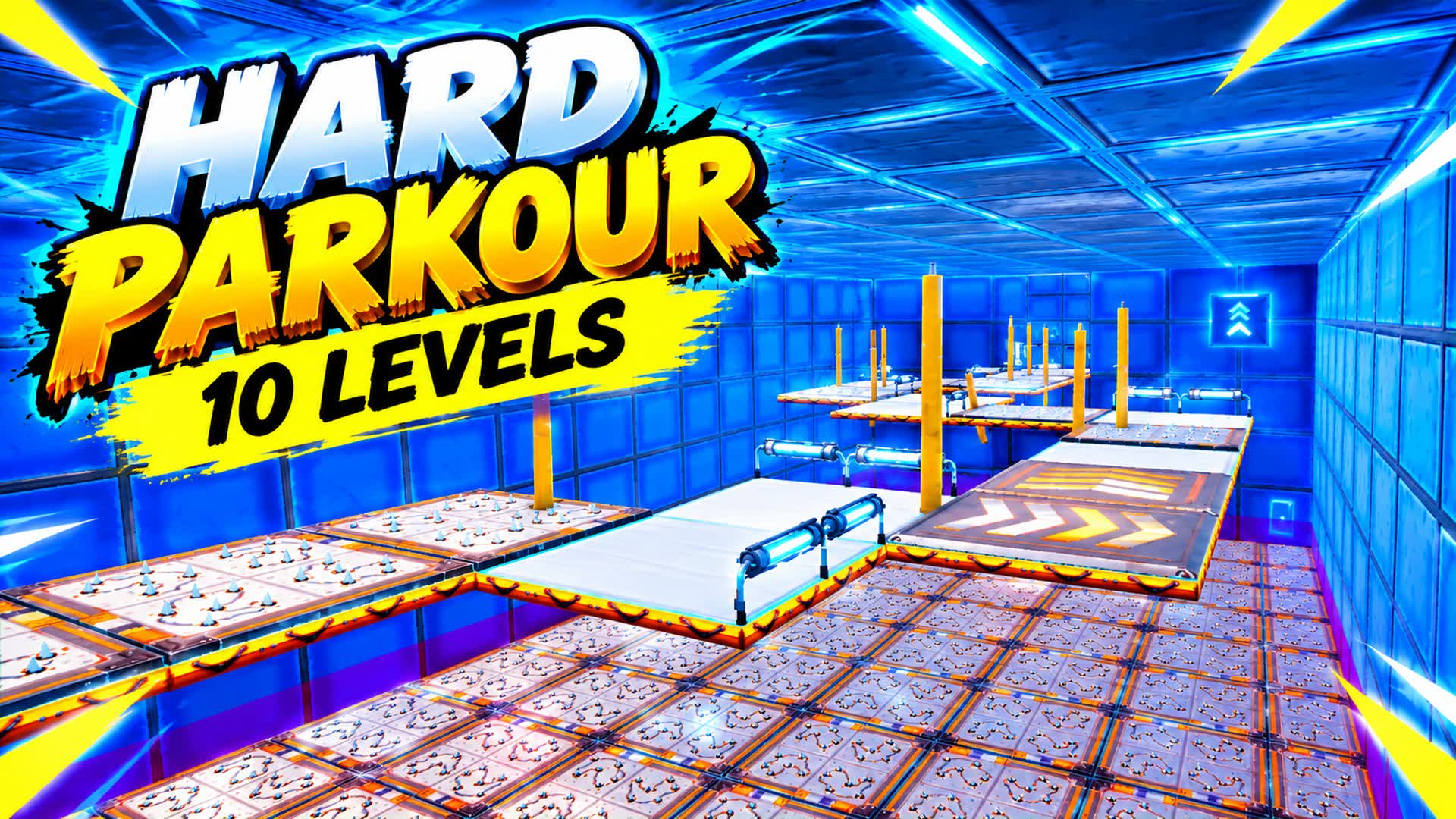 (0330)HARD PARKOUR – 10 LEVELS — Fortnite Creative map