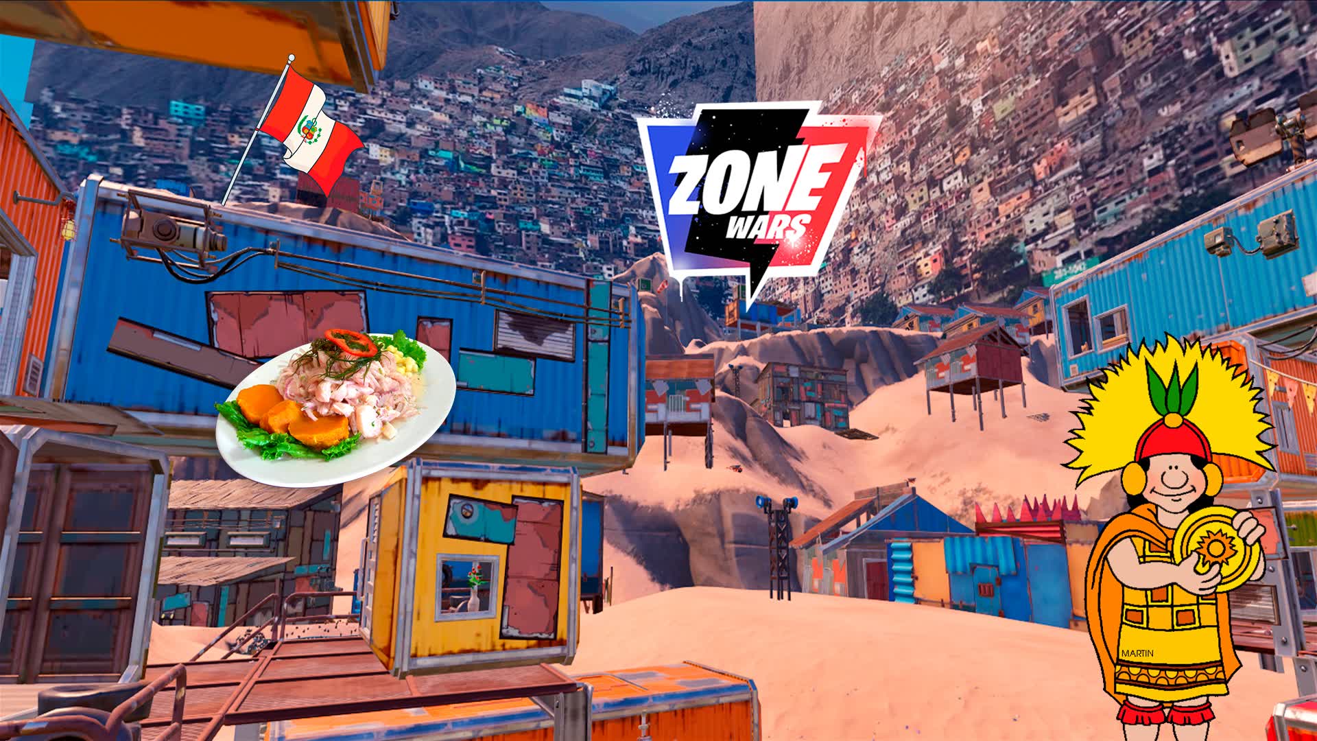Peru ZONE WARS — Fortnite Creative map