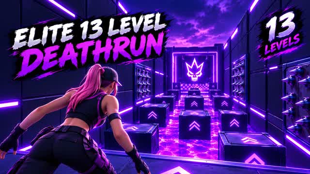 Elite 13 Level Deathrun β Fortnite Creative map