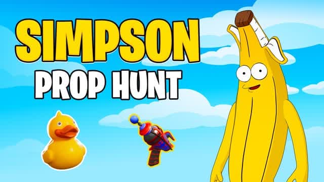 🍩 SIMPSONS - PROP HUNT 🍩 — Fortnite Creative map cover art