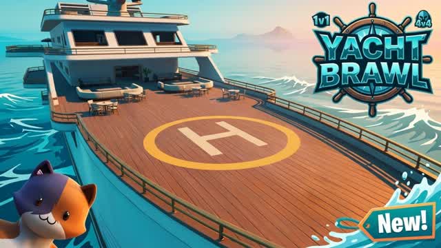 [NEW]⚓YACHT BRAWL- ZERO BUILD — Fortnite Creative map