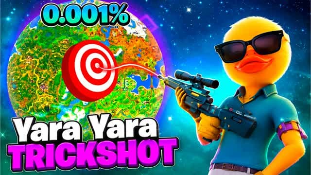 Yara Yara Trickshot Parkour — Fortnite Creative map