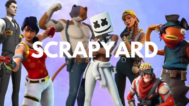 Scrapyard Gun Game — Fortnite Creative map cover art