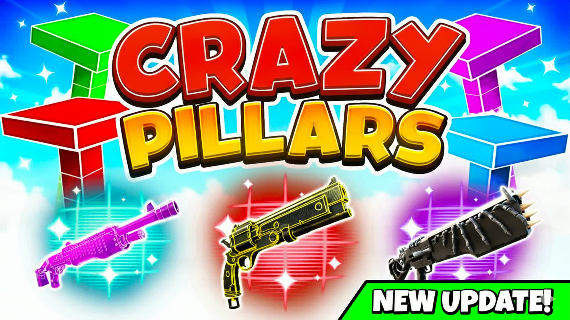 CRAZY PILLARX — Fortnite Creative map