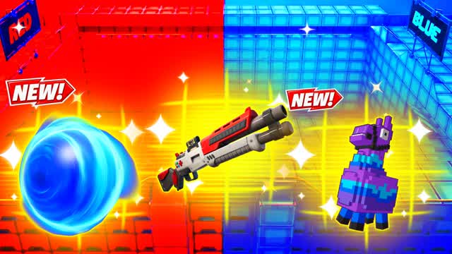 RED VS BLUE LIGHT WORK 🔴🔵 — Fortnite Creative map