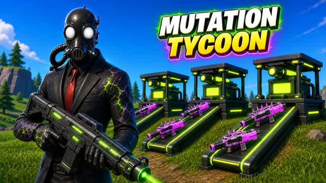 Mutation Tycoon Toxic gun — Fortnite Creative map