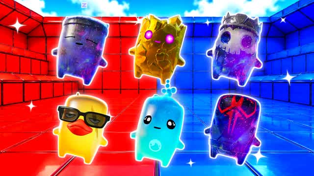 RED VS BLUE AIM CURRENT 🔴🔵 — Fortnite Creative map cover art