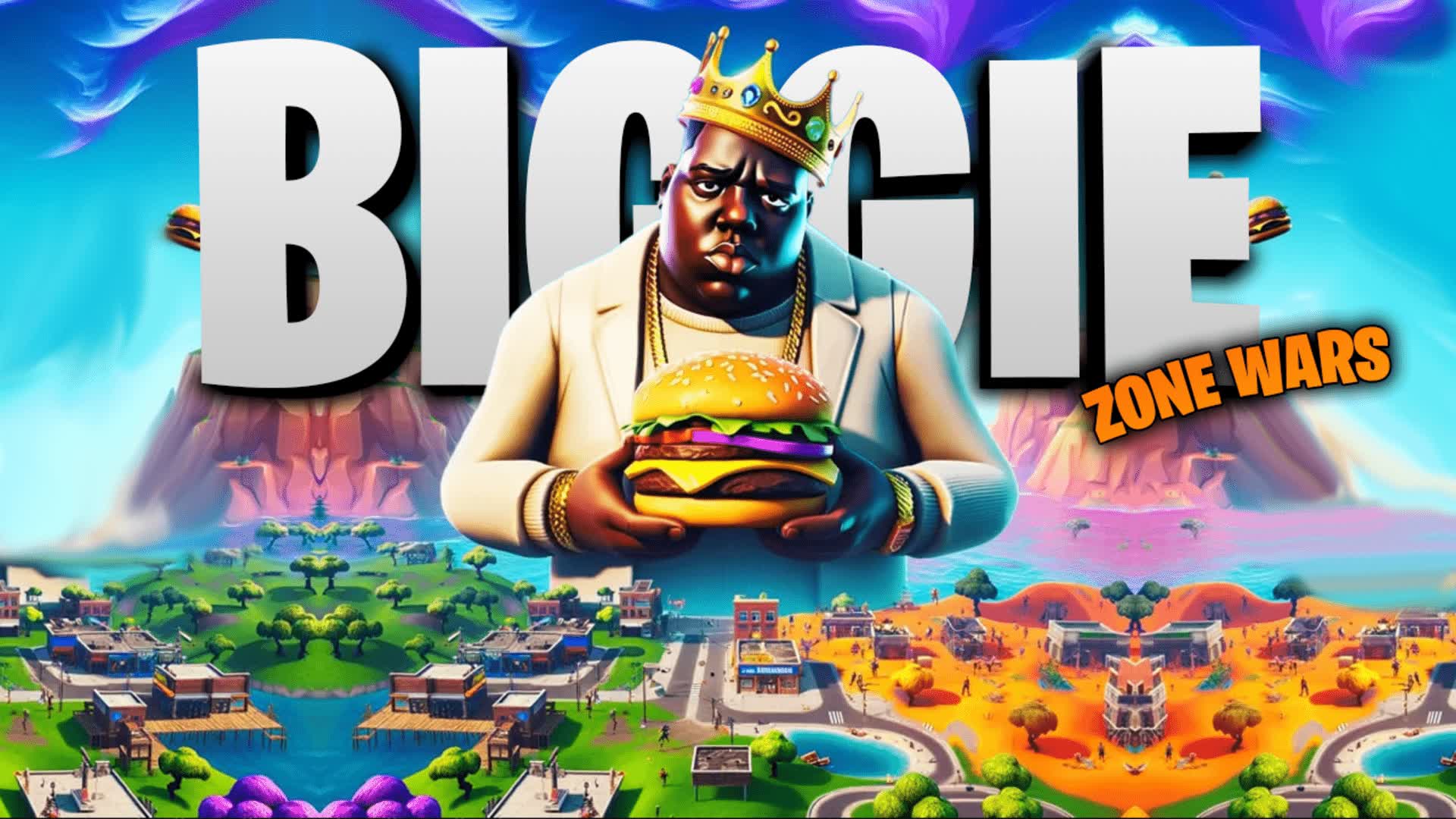 BIGGIE ZONE WARS *NEW WEAPONS* — Fortnite Creative map