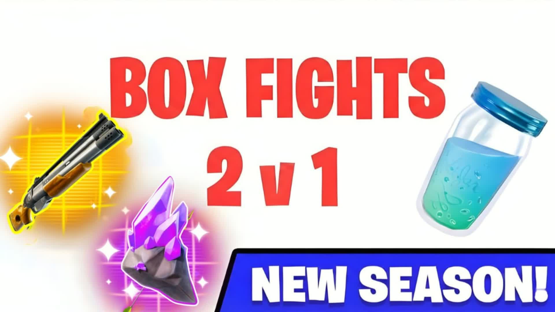 BOX FIGHTS 2V1 DRO — Fortnite Creative map