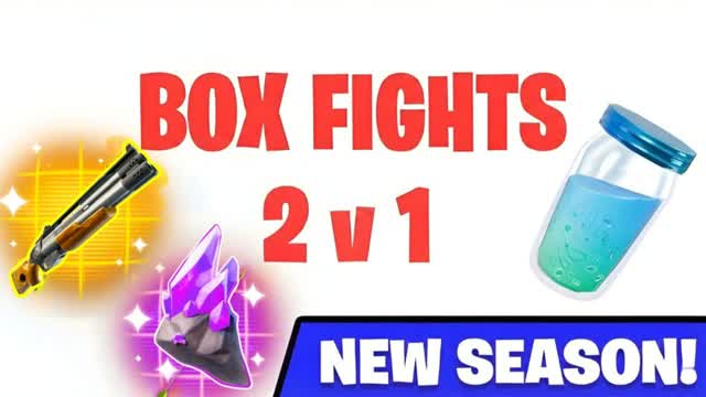 BOX FIGHTS 2V1 DRO — Fortnite Creative map