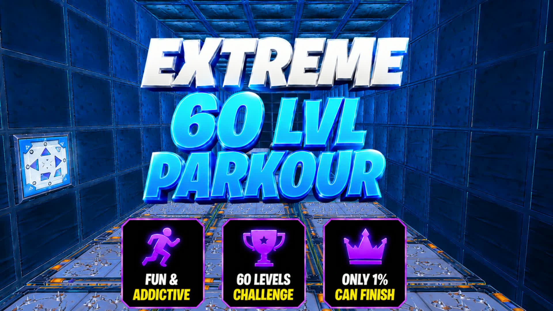 HARD PARKOUR [4937] باركور المعرقين — Fortnite Creative map