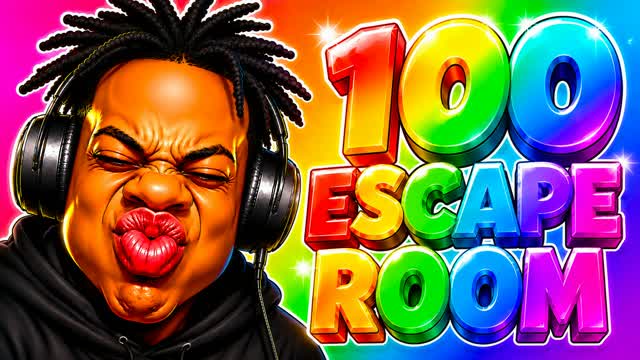 100 GOAT ESCAPE ROOM 🐐 — Fortnite Creative map