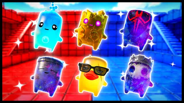 RED VS BLUE MAKE EVERY SHOT COUNT 🔴🔵 — Fortnite Creative map cover art