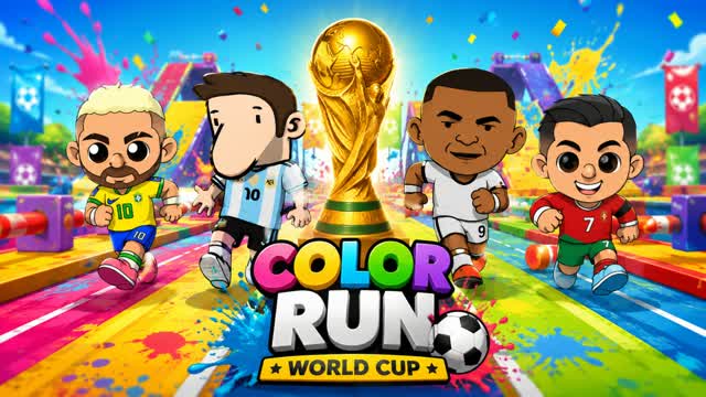 FOOTBALL WORLD CUP COLOR RUN — Fortnite Creative map
