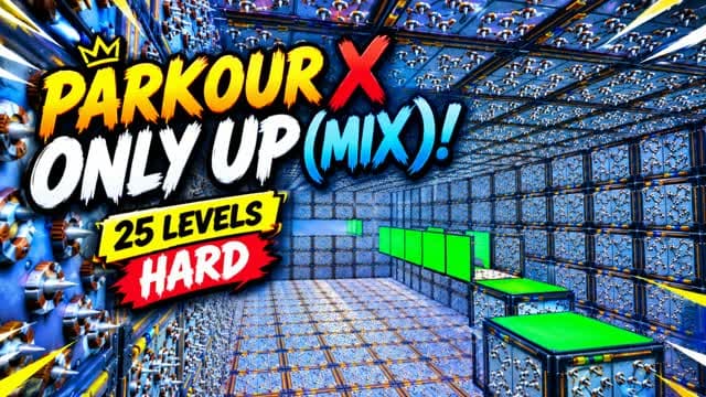 PARKOUR X ONLY UP (MIX)! HARD🔥X777 — Fortnite Creative map