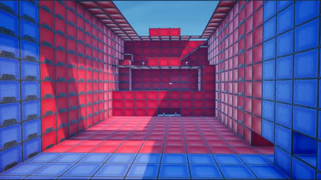 RED VS BLUE RUMBLE WARS — Fortnite Creative map cover art