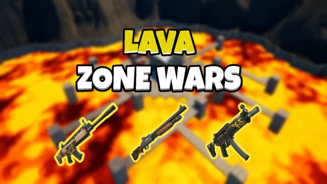 LAVA ZONE WARS 🔥 — Fortnite Creative map cover art