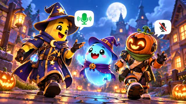 🎃 PROXIMITY CHAT: PUMPKIN PANIC — Fortnite Creative map