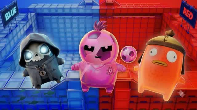 NEW CRAZY RED VS BLUE BLOB — Fortnite Creative map