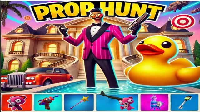 SUPERMARKET PROP HUNT — Fortnite Creative map cover art