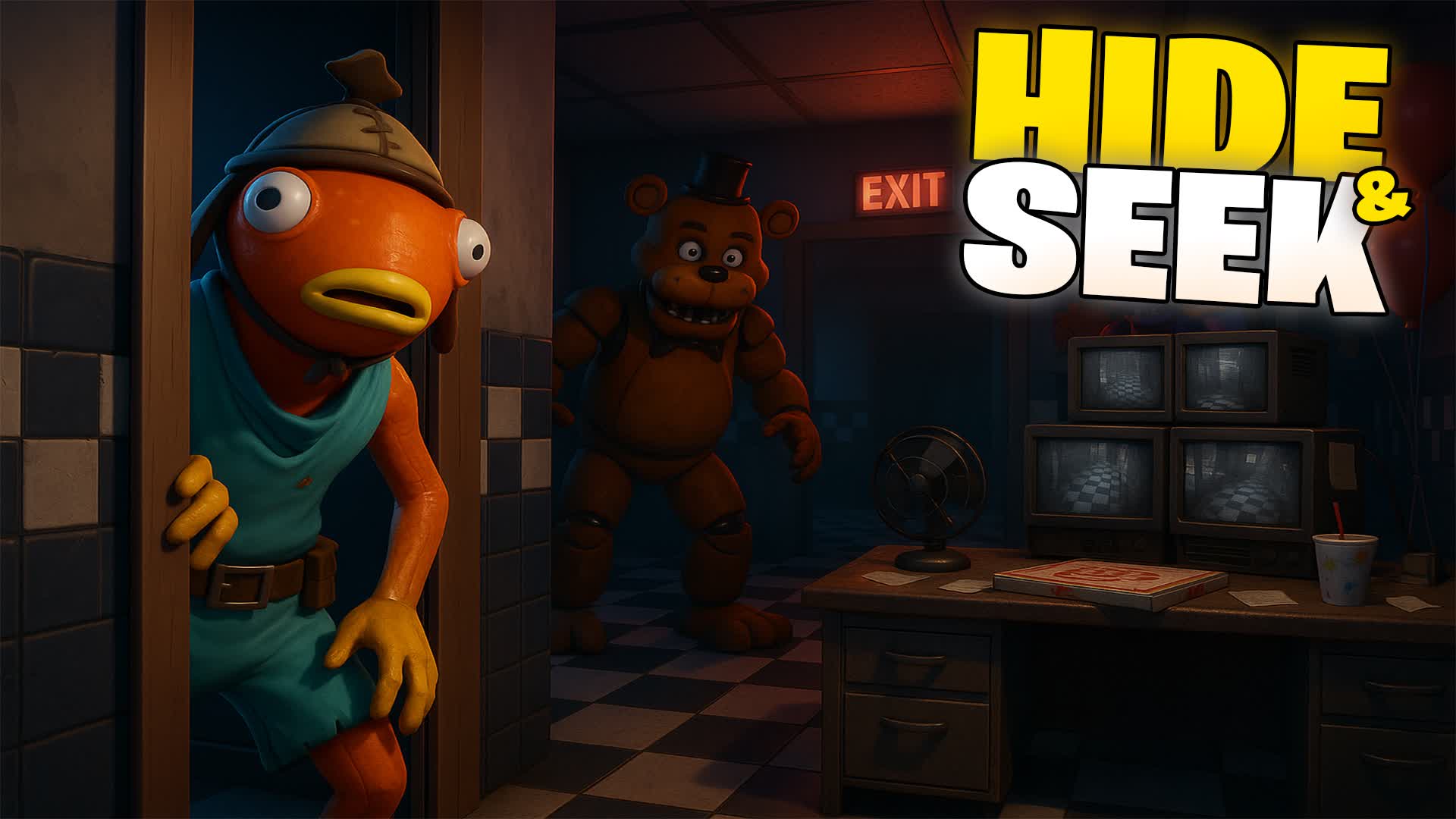 FNAF HIDE AND SEEK — Fortnite Creative map