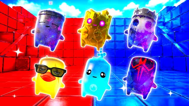 RED VS BLUE SUMMIT ORDER 🔴🔵 — Fortnite Creative map cover art