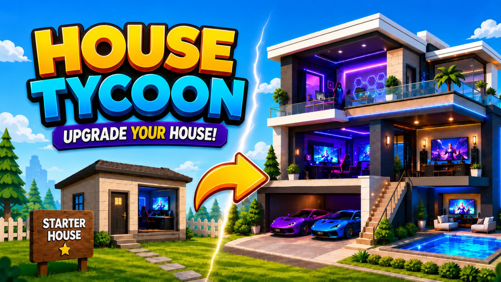HOUSE TYCOON – BUILD YOUR DREAM HOME! — Fortnite Creative map