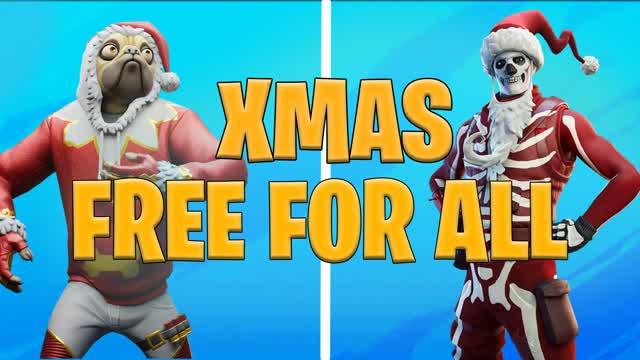 Christmas Map - FREE FOR ALL — Fortnite Creative map cover art