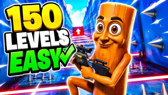 BEST DEFAULT PARKOUR ⭐150+🌈 — Fortnite Creative map