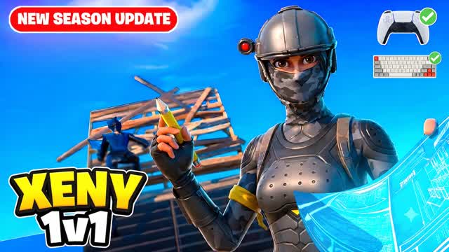 XENY 1V1 BUILD FIGHT — Fortnite Creative map cover art