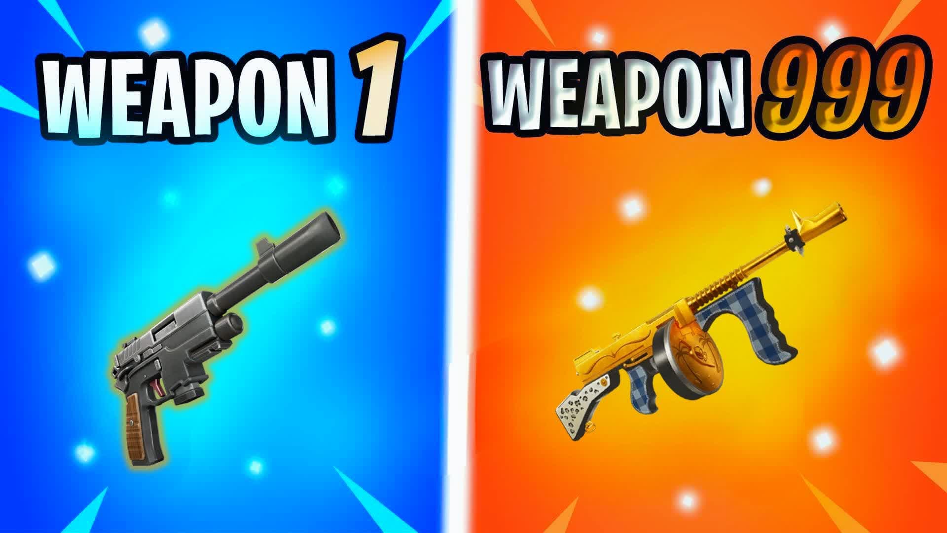 🟥Gun War 👉 Gun Game — Fortnite Creative map