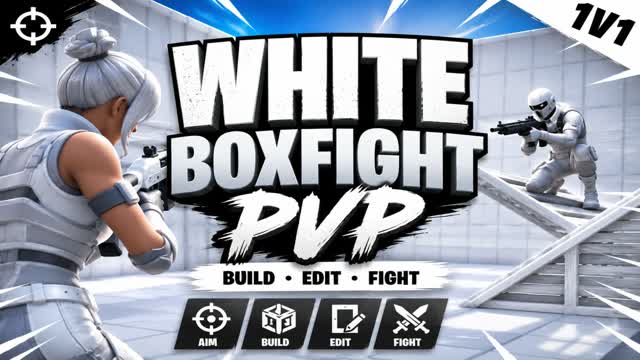 White BoxFight PVP — Fortnite Creative map cover art