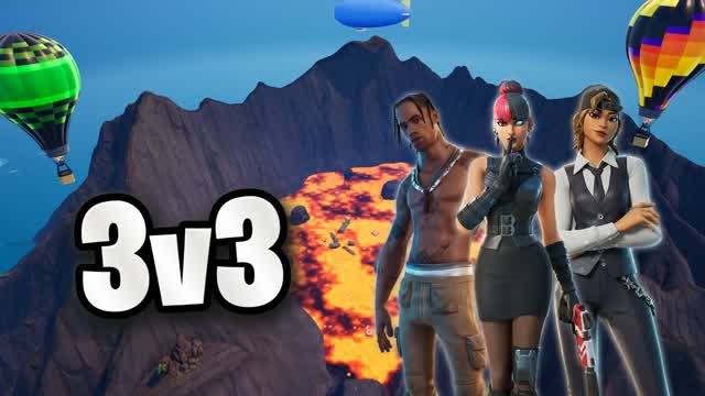 3v3 Last Storm 🌀 [Rapid Lava Zone Wars] — Fortnite Creative map